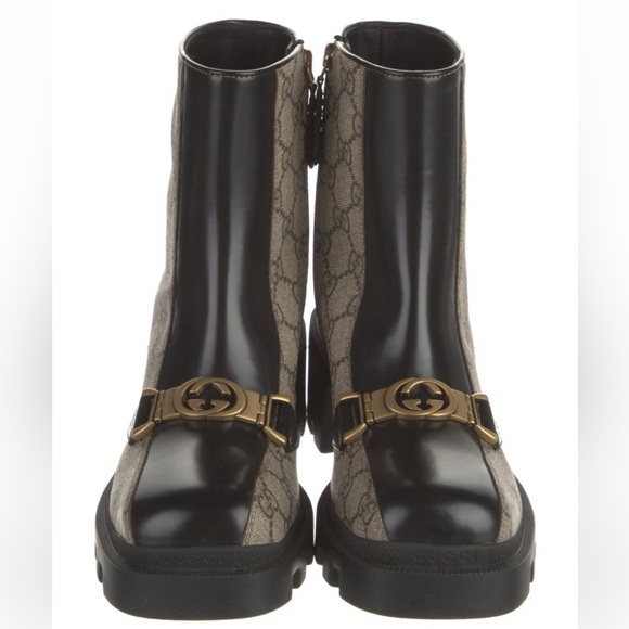 Gucci GG Logo Booties - Picture 1 of 4